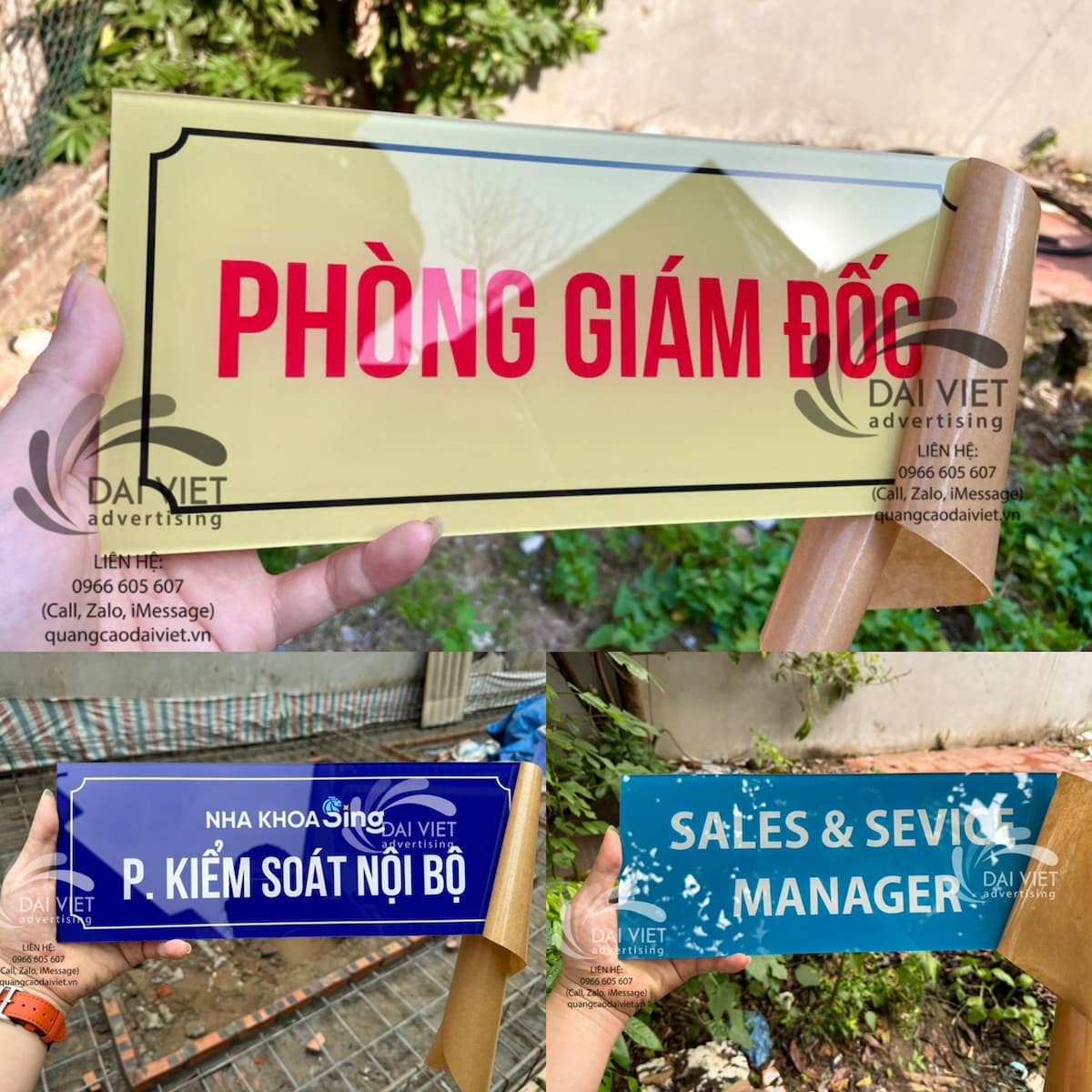 Biển mica sử dụng trong văn phòng và khu vực nội bộ Biển mica gắn tại văn phòng, khu vực nội bộ với thiết kế gọn gàng, bề mặt sáng bóng, dễ nhìn và bền khi sử dụng trong nhà.