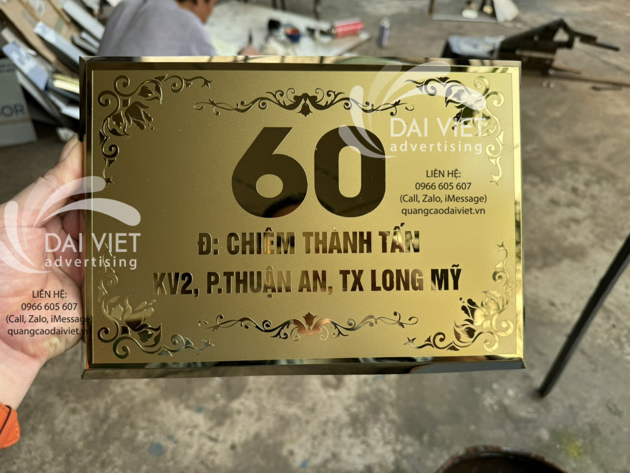 biển số nhà inox cho biệt thự biển số nhà inox cho biệt thự