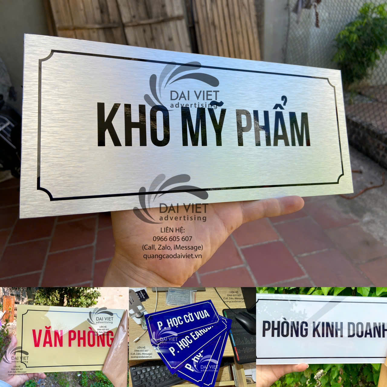 Biển phòng kho bền đẹp, dễ nhận diện Mẫu biển phòng kho chữ khắc sắc nét, bền bỉ, phù hợp khu vực kho sản xuất, kho thiết bị và nhà xưởng.