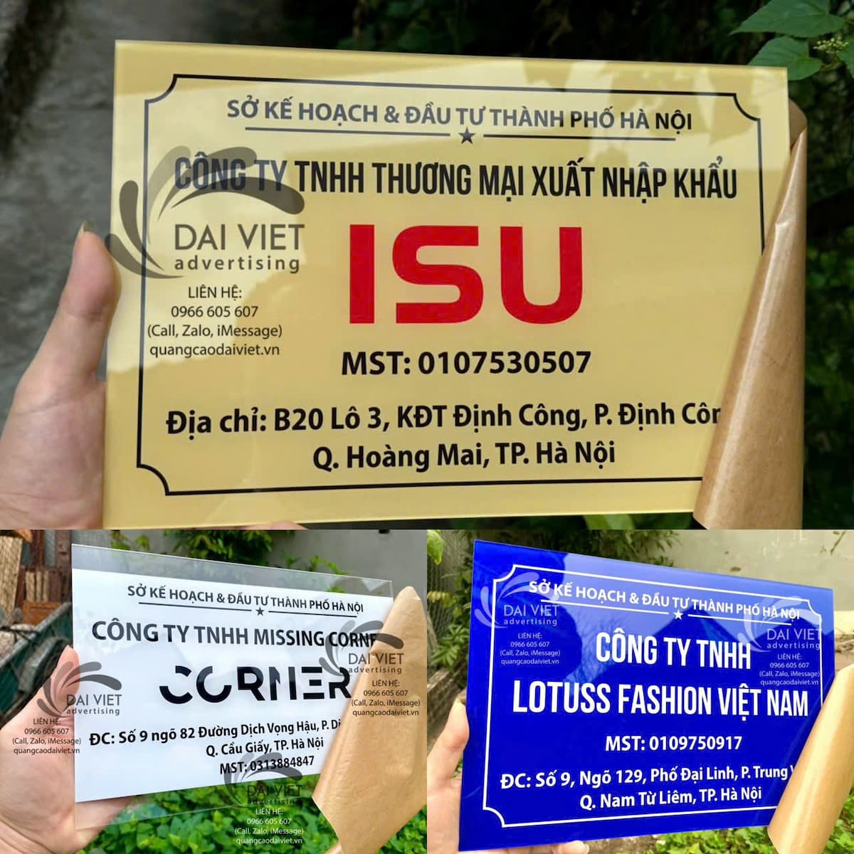 làm biển công ty tại Ba Vì giá rẻ làm biển công ty tại Ba Vì giá rẻ