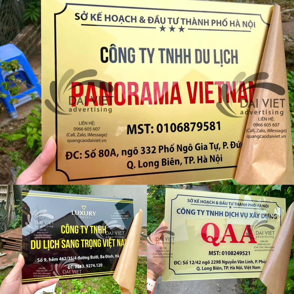 làm biển công ty tại Gia Lâm giá rẻ làm biển công ty tại Gia Lâm giá rẻ