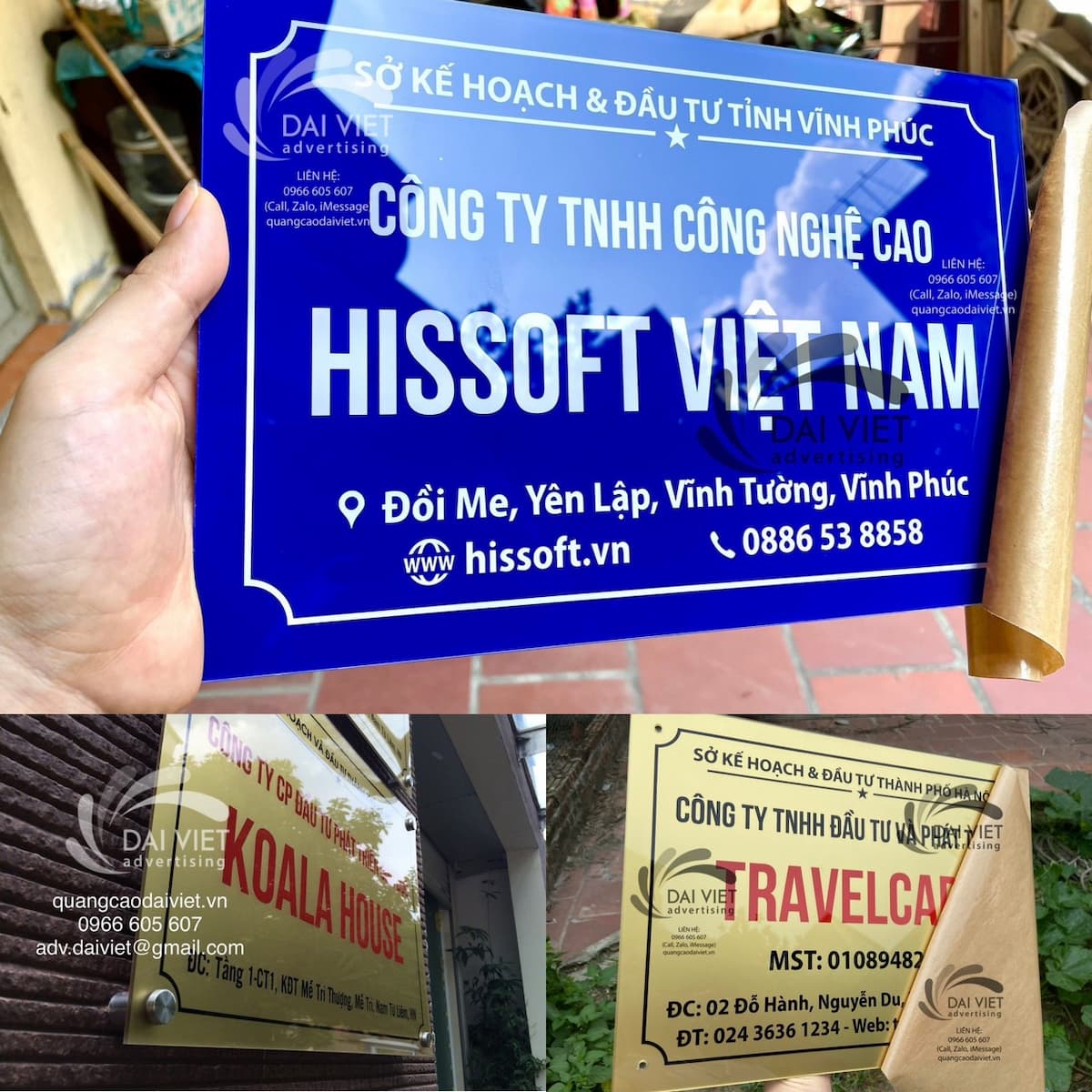 Mẫu biển mica phổ biến hiện nay Các mẫu biển mica được sử dụng phổ biến trong doanh nghiệp nhờ tính thẩm mỹ cao, dễ thi công và phù hợp nhiều không gian khác nhau.